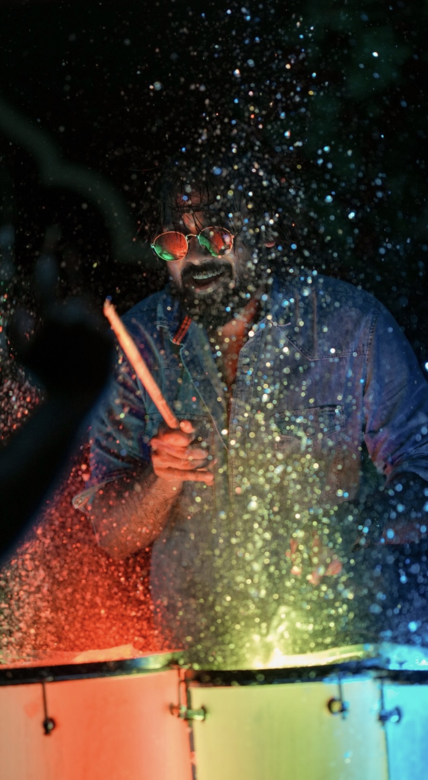 Water Drumming performance by Shiya Majeed